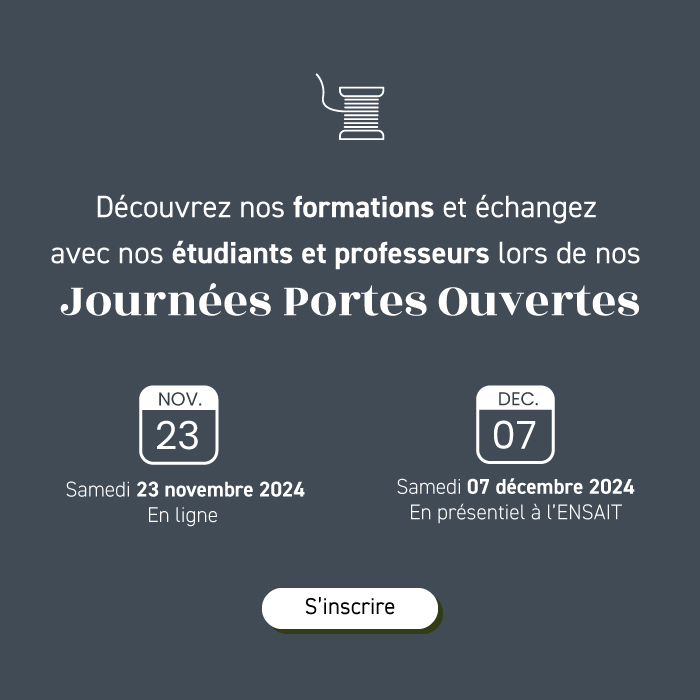 Lire la suite à propos de l’article Prochaines journées portes ouvertes à l’ENSAIT