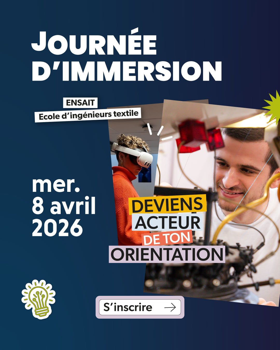 Journée d'immersion 8/04/2026 Pop Up